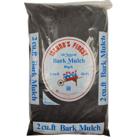 Island's Finest Bark Mulch Natural Black 2 cuft - image 1
