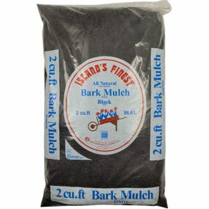 Island's Finest Bark Mulch Natural Black 2 cuft - image 2