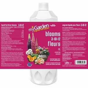 Liquid Fertilizer 3-10-12 NPK Blooms 1L - image 3