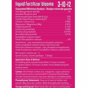 Liquid Fertilizer 3-10-12 NPK Blooms 1L - image 5