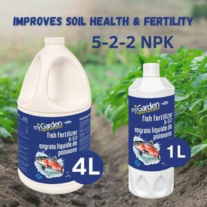 Liquid Fertilizer 5-2-2 NPK Fish Fertilize 1L - image 2
