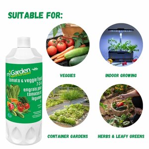 Liquid Fertilizer 7-3-5 NPK Tomato & Veggie 1L - image 4