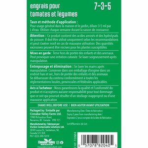 Liquid Fertilizer 7-3-5 NPK Tomato & Veggie 1L - image 6