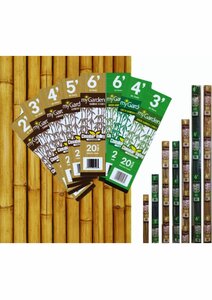 myGarden - Bamboo Stakes - Natural 6' Pack (10/12mm) 20 pcs/pkg
