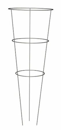 myGarden - Tomato Cage - Galvanized 3 Rings 3 Legs 42"X14"