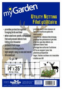 myGarden - Utility Netting (Black 3/4") 14'x25'